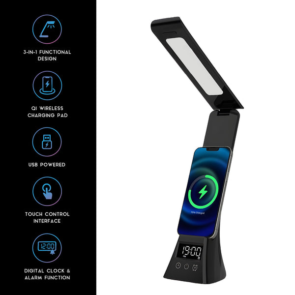 Smart LED Desk Lamp & Charger